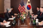 한미·한미일 외교장관 회담…“대북 3국 공조 중요”